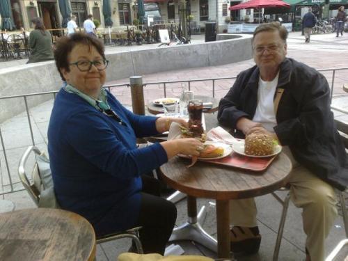 Béatrice und Andres im September 2008 in Göteborg